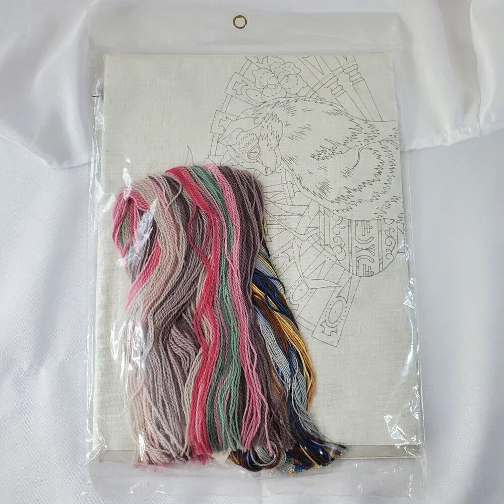 Simplicity Stitchery Siamese Fantasy Cross-Stitch Needle Point Kit 14